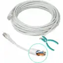 Thumbnail 2 de Cable de Red Linkmade Cat5e LSZH Patch Inyectado Multifilar 10mts GRIS