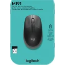 Thumbnail 2 de Mouse Inalámbrico Logitech M190 Óptico 1000dpi Ambidiestro 3 botones USB c/Gris