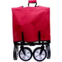 Thumbnail 2 de Carro Arrastre Manual Metal Tela-Rojo Plegable 4-Ruedas 70kg