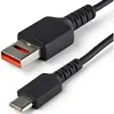 Thumbnail 0 de Cable Adaptador USB Tipo-A a USB Tipo-C M/M Secure Charge Cable 1m Negro - StarT