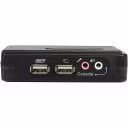 Thumbnail 1 de Kit Switch KVM 2 Port USB c/Audio VGA 2048x1536, PC1 PC2 - StarTech