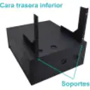 Thumbnail 2 de Rack LINKMADE 60cm-Fondo 4U Puerta Fierro Rack Seguridad Pared Negro