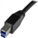 Thumbnail 1 de Cable USB 3.0 Tipo-A a USB Tipo-B M/M 5 Gbit/s 24/28AWG 10mts Act. Negro StarTec