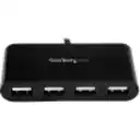 Thumbnail 2 de HUB StarTech Conector USB-C a 4 Port USB A 2.0 color Negro