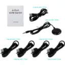 Thumbnail 3 de KVM 4-HDMI-USB incluye-cables 2-USB2.0-AH inc-5V/2A
