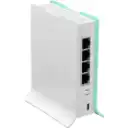 Thumbnail 2 de MIKROTIK 4-1000 2,4GHz AX600 Gen6 4,3dBi L4 inc5V/12W Type-C L41G-2axD