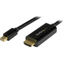 Thumbnail 3 de Cable Adaptador Mini DisplayPort a HDMI, Ultra HD 4K 2 mt Color Negro Pasivo