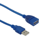 Thumbnail 0 de Cable Extensión USB 3.0 Tipo-A M/H 3 mts Pasivo Color Negro
