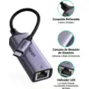Thumbnail 1 de Adaptador de Red UGREEN CM483 USB-C a Red Gigabit Ethernet RJ45 Aluminio