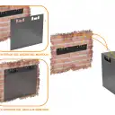 Thumbnail 6 de LINKMADE RACK PARED 15U 45CM-FONDO NEGRO INC-2U