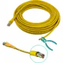Thumbnail 2 de LINKMADE 15MT CAT5E AMARILLO LSZH CABLE PATCH INYECTADO MULTIFILAR