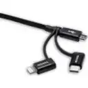 Thumbnail 1 de CABLE ADATA MICRO USB 3 EN 1 BLACK