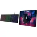 Thumbnail 0 de Kit Teclado Mouse MousePad XTech XTK-535S, Tec Español, Mouse 1200dpi, MPd 30*25