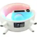 Thumbnail 4 de MLAB PARLANTE MY LIL G 5 IN 1 CARGADOR INALAMBRICO+LUZ RGB+RELOJ+ALARMA WHITE
