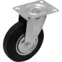 Thumbnail 3 de Rueda 5-pulgadas Giratoria Negra Soporta-125Kg 82x100x155mm