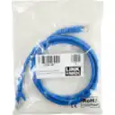 Thumbnail 2 de LINKMADE 1,5MT CAT5E AZUL LSZH CABLE PATCH INYECTADO MULTIFILAR 1.5M
