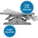 Thumbnail 12 de Apoya Pies Kensington SoleMate Pro, Ergonómico Ajustable Color Gris