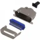 Thumbnail 0 de Conector 24-pin Macho Soldable Centronics CEN24 c/Tapa-Metalica