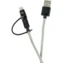 Thumbnail 2 de CABLE 2 EN 1 MICO USB C/ ADAPTADOR LIGHTNING GE 1,80 MTS