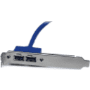 Thumbnail 1 de StarTech.com USB Adapter 2 Port USB 3.0 A Female Slot Plate