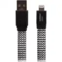 Thumbnail 0 de CABLE LIGHTNING IPH 5/6/7/8 PLANO MALLA 90 CMS