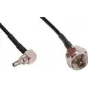 Thumbnail 0 de CRC9-M-90o a F-Macho RG174 Cable Coaxial 13cm