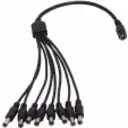 Thumbnail 0 de 1-DC-H a 8-DC-M Splitter Cable Adaptador 9cm+10cm Plug-5,5x2,1mm