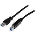 Thumbnail 2 de Cable StarTech Certificado USB 3.0 A Macho a USB 3.0 B Macho 2mt (6Pies) Negro