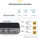 Thumbnail 3 de Docking Station USB-C 2x HDMI/DP 1x HDMI