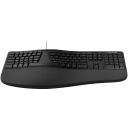 Thumbnail 1 de Teclado Alámbrico Ergonómico Microsoft USB 2.0 En Español Color Negro