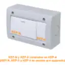 Thumbnail 1 de KALOP Blanco Teclon 2pin 9/12 Interruptor 16A 250V req/KEP-A KT40123