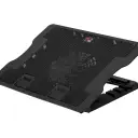 Thumbnail 2 de Soporte ajustable con ventilador Negro para Portatil 9-17Pulg 2-USB