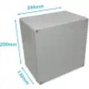 Thumbnail 1 de TIBOX 200x200x130mm Tapa-Gris Caja-Gris Plastica IP66 RoHS