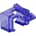 Thumbnail 3 de LINKMADE AZUL MINI-CAPUCHON REPARADOR RJ45 BOLSA-10U.