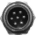 Thumbnail 3 de 7-pin Macho Chasis Conector GX12 Soldable Aviacion
