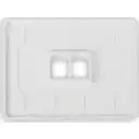 Thumbnail 0 de UI 1-unidad Blanco 2-Keystone Horizontal Faceplate Pintable 118x88mm