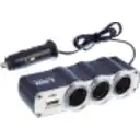 Thumbnail 2 de 3-Vehicular-Hembra 1-USB-Hembra-AH 5VDC 0,5A 12V/24V-Macho-Encendedor