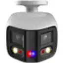 Thumbnail 2 de Cámara Bullet Dahua®  IP Panorámica 2x4MP TiOC IR25 Mic Metal