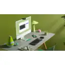 Thumbnail 8 de Kit Teclado Mouse Logitech Pop Icon Conectividad Inalámbrica BT Grafito/Verde