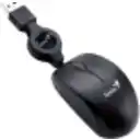 Thumbnail 1 de GENIUS MOUSE CABLE RETRACTIL USB BLACK MICRO-TRAVELER-V2