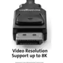 Thumbnail 13 de Cable DisplayPort v1.4 M/M 8K Cable 1.8mts 6ft Pasivo Color Negro - Kensington