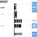Thumbnail 5 de Tarjeta Madre MSI PRO B840M-B Socket AM5 2*DDR5 HDMI PCIe 2*M2 2.5G LAN mATX