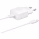 Thumbnail 0 de Gargador Celular Samsung 15W 9V 1.67A USB-C con cable 1mt Color  Blanco