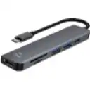 Thumbnail 0 de MLAB HUB ADAPTADOR 6 EN 1 TYPE-C A HDMI + SD/TF CARD + PD100W + 2USB2.0