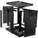Thumbnail 3 de LINKMADE Desarmado 9U 45CM-Fondo Gabinete Rack Pared Muro Negro