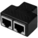Thumbnail 0 de Adaptador RJ45 Hembra de Red Divisor de Cable 3-RJ45-H 8-pines