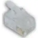 Thumbnail 2 de GENERIC 10UN RJ9 RJ10 RJ22 MACHO 4P4C-7,7MM AURICULAR CONECTOR CRIMP