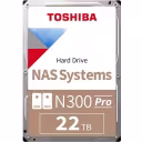 Thumbnail 0 de Disco Duro Toshiba N300 Pro 22TB 3.5" 7200RPM SATAIII 6,0 Gbit/s 512MB para NAS