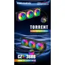 Thumbnail 1 de VENTILADOR CPU WATER COOLER CZ-360B-BK ARGB 360 ESGAMING