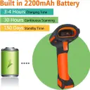 Thumbnail 2 de Lector Rugged de Código de Barras Symcode  2D MJ-1911 Alámbrico Interfaz USB